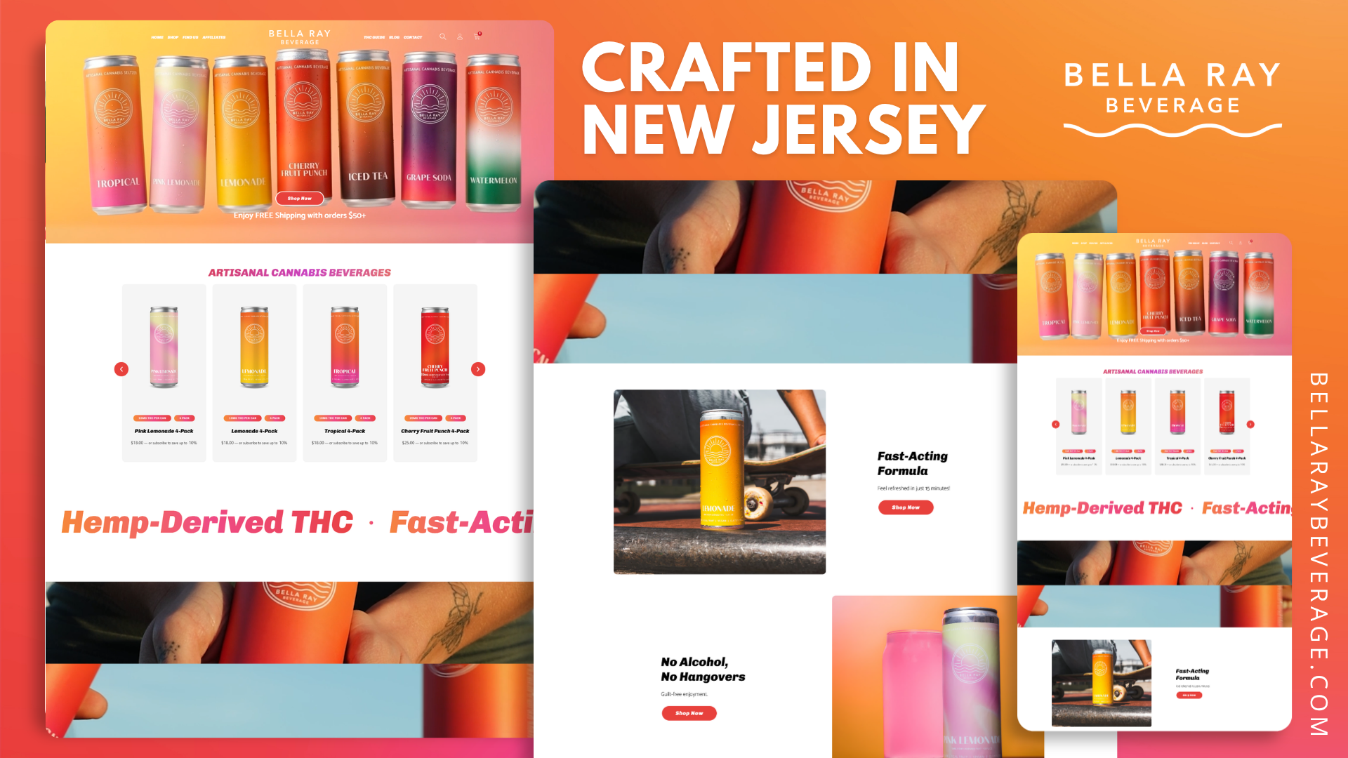 BELLARAY WEBSITE MOCKUP